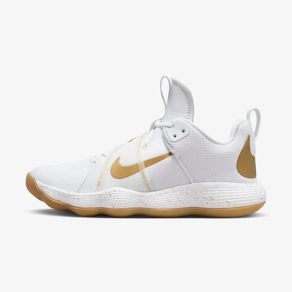 Nike React Hyperset 'Branco Metálico Dourado'