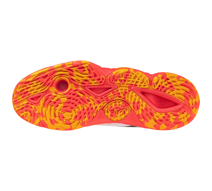 Mizuno Wave Momentum Elite 'WHITE-FIERY CORAL'