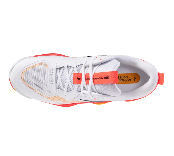 Mizuno Wave Momentum Elite 'WHITE-FIERY CORAL'