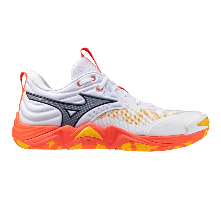 Mizuno Wave Momentum Elite 'WHITE-FIERY CORAL'