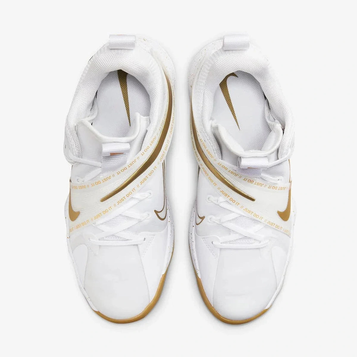 Nike React Hyperset 'Branco Metálico Dourado'